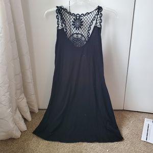 Lace Back Bathing Suit Cover Up